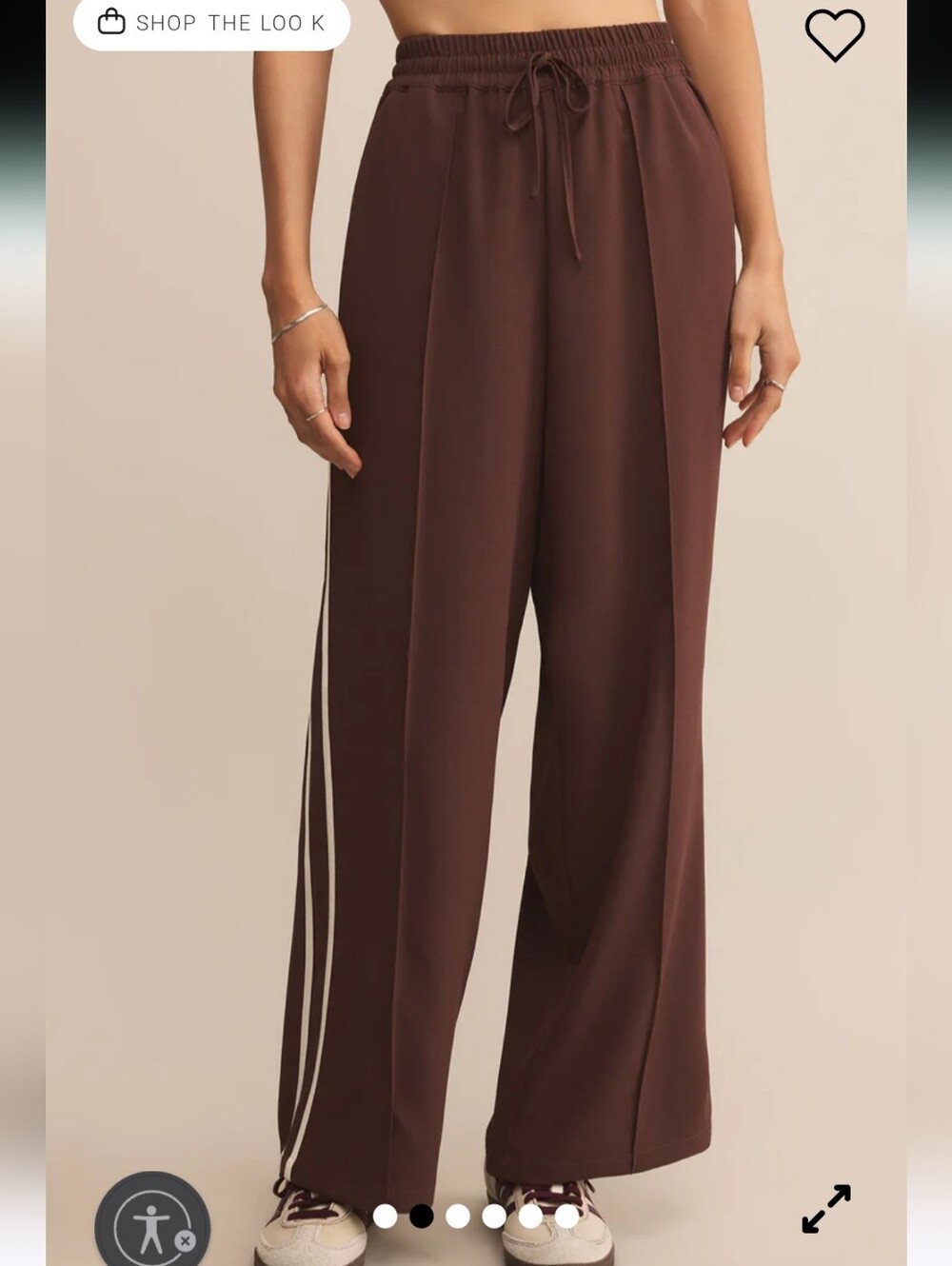 Z Supply Saunder Track Pant in Brown